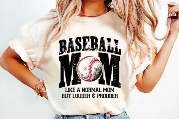 Baseball Mom Design: A Unique SVG for Embroidery