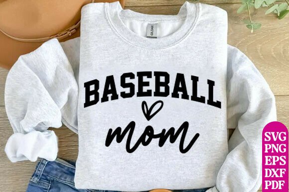 Baseball Mom Shirt SVG: A Versatile Design for Embroidery