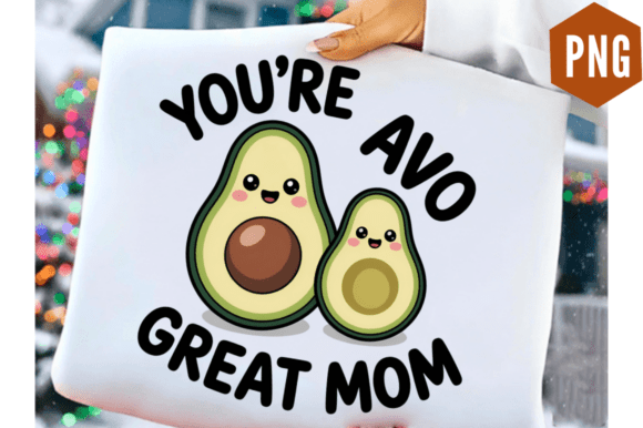 Charming Mama Avocado Pun for Mother's Day