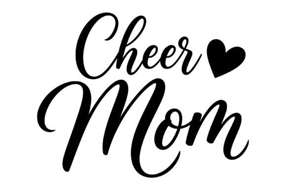 Cheer Mom Heart SVG: A Perfect Embroidery Choice