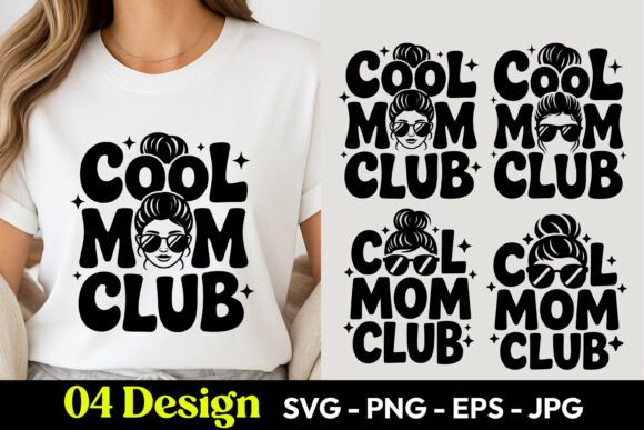 Cool Mom Club SVG PNG: A Fun and Versatile Design