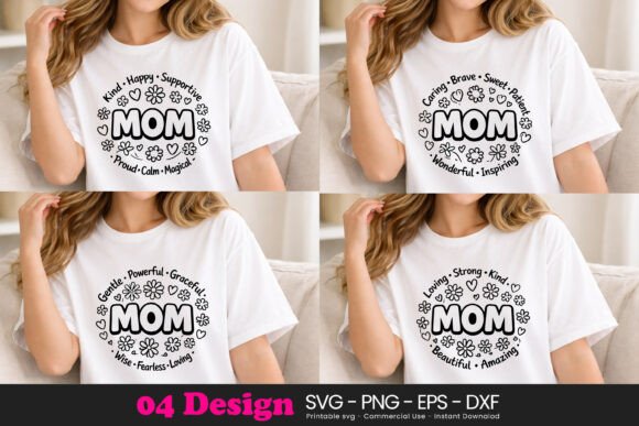 Love and Family Mom Quotes SVG PNG Review