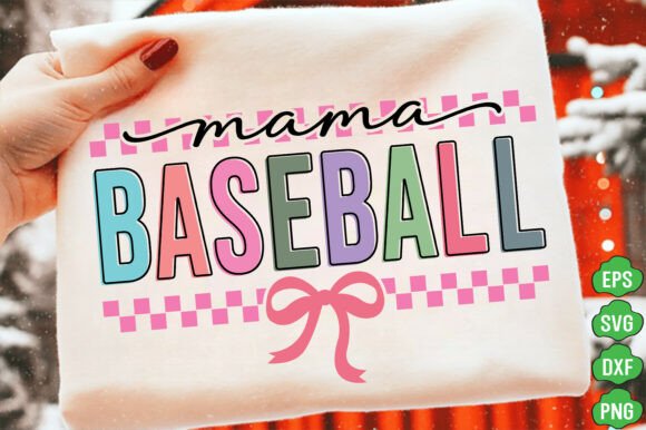 Mama Baseball SVG PNG: A Versatile Design for Embroidery