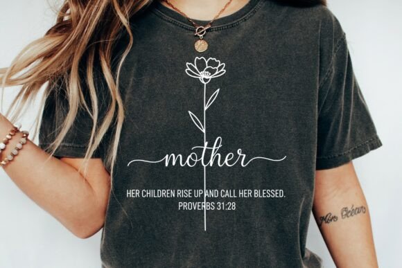 Mothers Day SVG Bible Verse for Embroidery