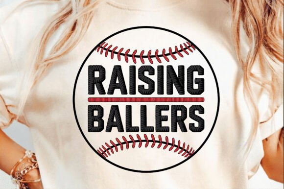 Raising Ballers: A Fun and Versatile Baseball Mom Design