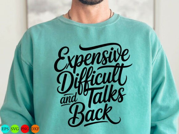 Review: Expensive Difficult Talks Back SVG PNG